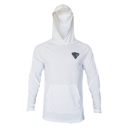 Unisex White Hoodie